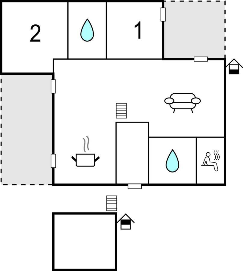Amazing Home In Lembruch-Duemmer See With Kitchen 외부 사진